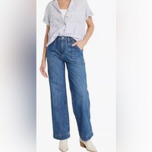 Universal Thread High Rise Wide Leg Blue Jeans. Size 4R